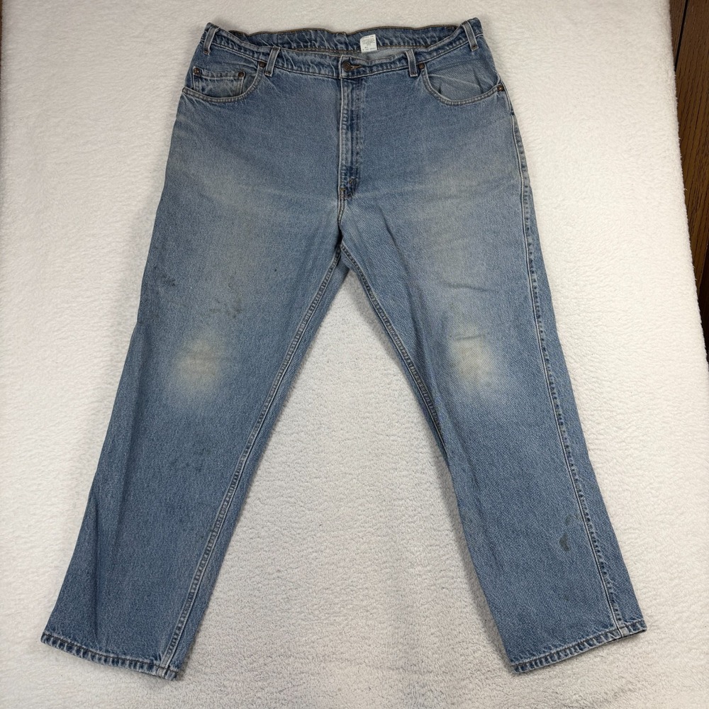 VTG Levis 545 Jeans Mens 42x32 (40x30) Loose 1997 Tapered Mid Rise Painters